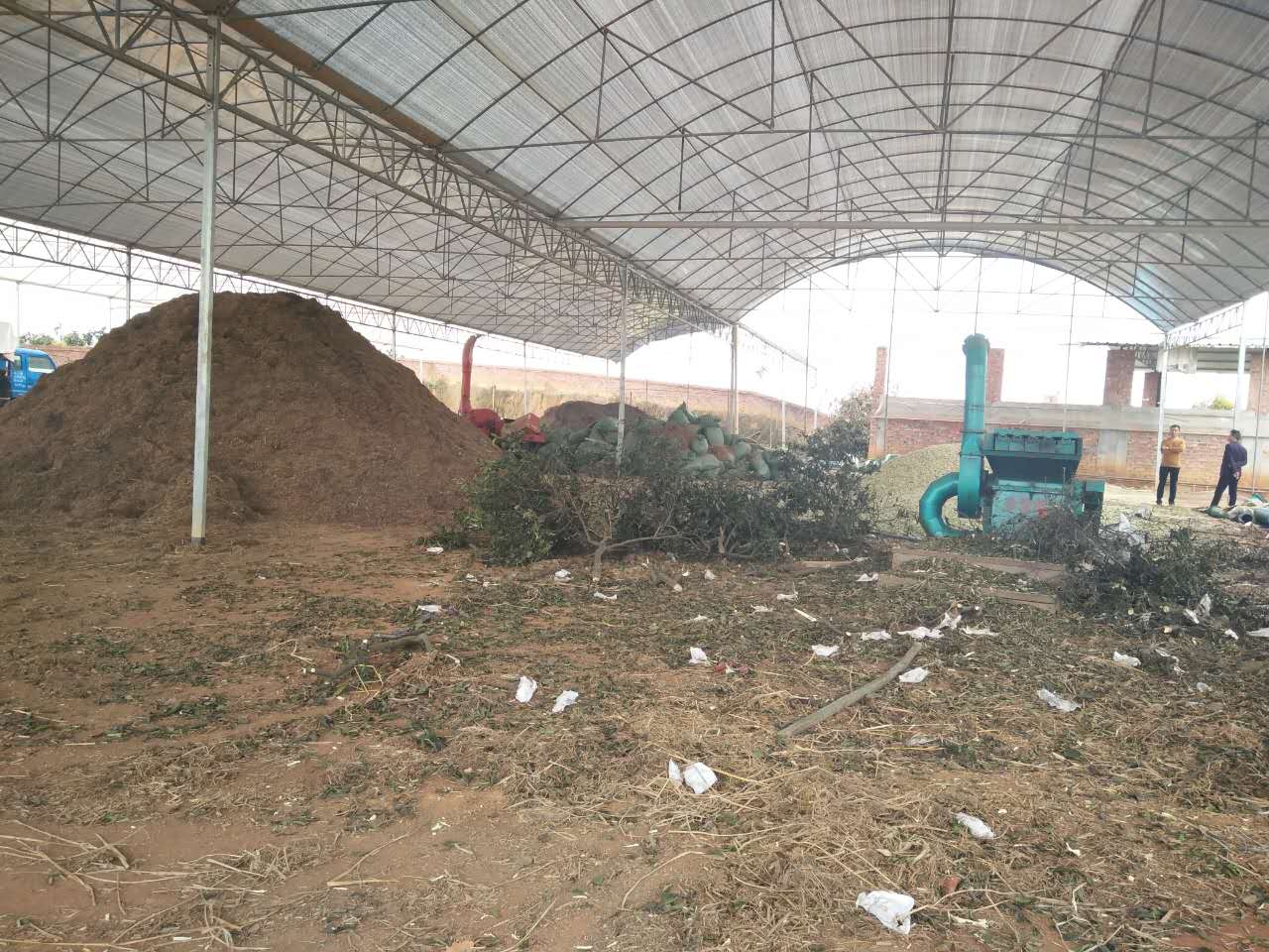 蒲江吳家威有機肥制造大棚